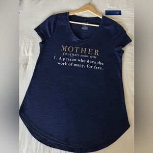 Apt. 9 Navy Graphic T-Shirt
